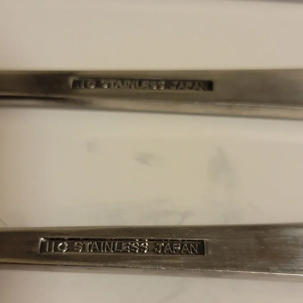Set Of 4 Imperial International IIC Stainless CORTINA Japan Dinner Forks 7 1/2
